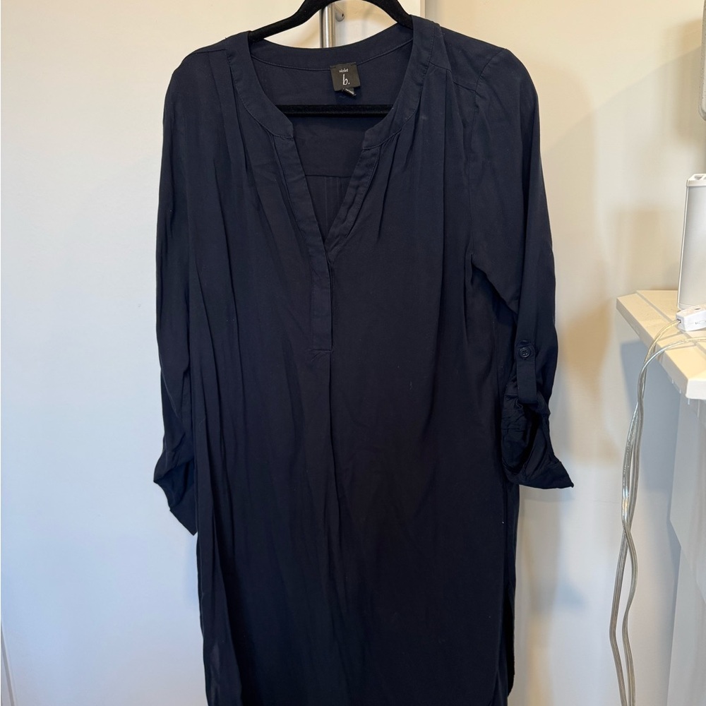 Elegant Navy Women's Dress